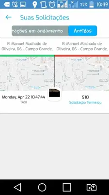 USA Cliente TAXI android App screenshot 7